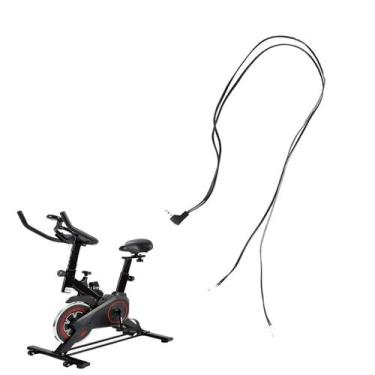 Imagem de Cabo Conector Bicicleta Spinning Monitor Cardiaco Esteira Bike Ergomet
