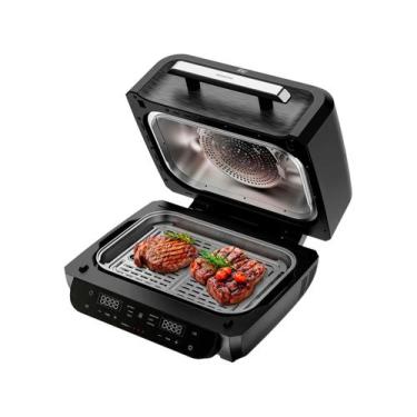 Imagem de Air Fryer Wap Barbecue Flame 10L Digital Preta e Cinza FW012054, Preto