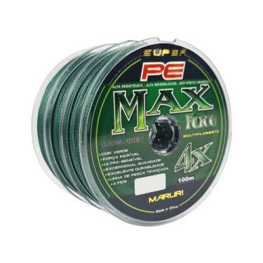 Imagem de Kit 3 Linhas Multifilamento Maruri PE Max Force 4x 0,52mm 102bs/47,2kg