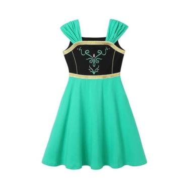 Imagem de Vestido De Princesa De Verão Para Meninas, Fantasia De Rapunzel Elsa A