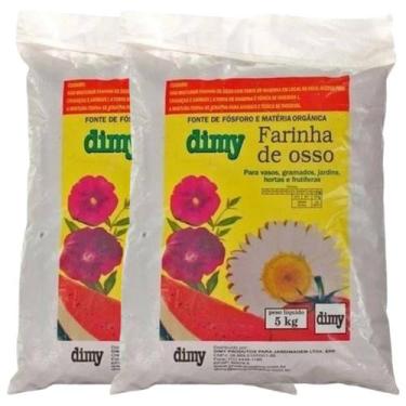 Imagem de Fertilizante Adubo Natural Farinha de Osso (10kg) DIMY