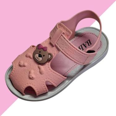 Imagem de Sandalia Papete Menino E Menina  Ursinho Bebe Confortável  Envio Já - 
