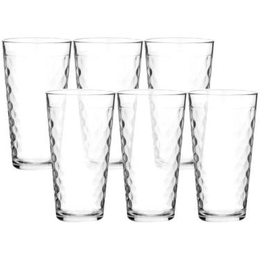 Imagem de Jogo de Copos de Vidro 350ml 6 Peças Nadir - SM Marrocos, Transparente