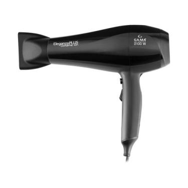 Imagem de Secador de Cabelo Ga.Ma Eleganza Plus Ceramic Íon 2100W Preto - GA.MA 