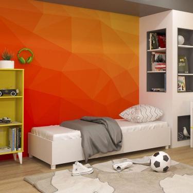 Imagem de Cama De Solteiro Moderna Box - Monaco-neve - Tcil Móveis