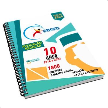 Imagem de Apostila Enem 10 Anos de Provas Anteriores 2014 a 2023 - ESPAÇO DO EST