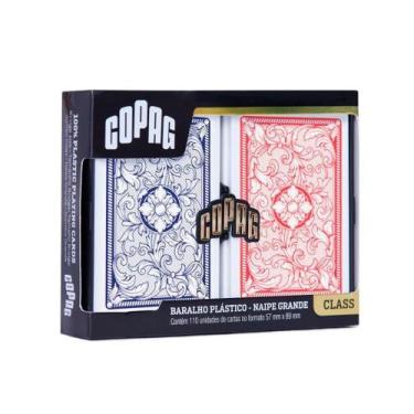 Imagem de Baralho Copag Class de Plástico - Embalagem com 2 Unidades