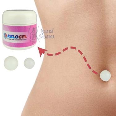 Imagem de Órtese Umbigo Silicone Pérola Pós Cirurgia Plástica Kelogel