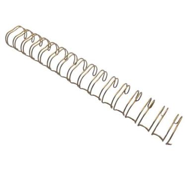 Imagem de Wire-o para Encadernação 2X1 A4 Dourado 3/4 para 140fls 04un - Marpax