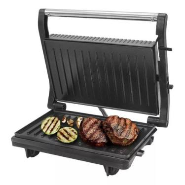Imagem de Grill Elétrico Austin 2 em 1 com Duplo Aquecimento Antiaderente Grill 