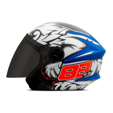 Imagem de Capacete Moto Pro Tork Aberto New Liberty 3 Three Viseira Fumê Diverso