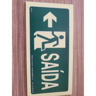 Imagem de Placa Fotoluminescente S13 E - Visual placas