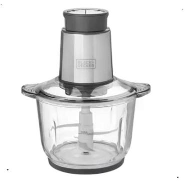 Imagem de Mini Processador Black + Decker Tigela de Vidro 300W para Temperos Legumes e Verduras 2...