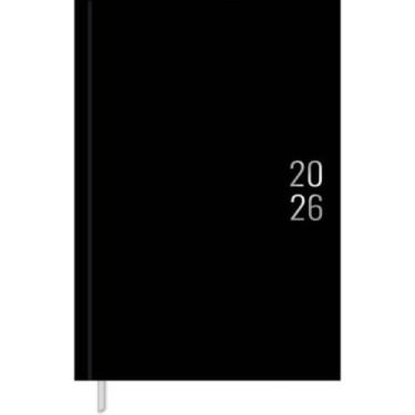 Imagem de Agenda 2026 Executiva Costurada Napoli M5 Preta 13,4x19,2cm - Tilibra