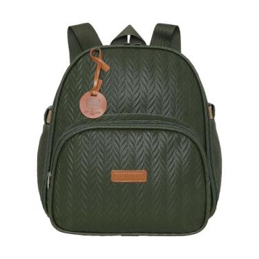 Imagem de Mochila de Maternidade Pirulitando Baby Refúgio Verde, Verde