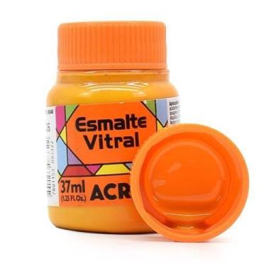 Imagem de Esmalte Vitral Acrilex 37ml, 536 - AMARELO CÁDMIO