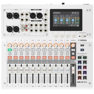 Imagem de Mesa de Som Digital 12 Canais BT MGX12V W - Yamaha