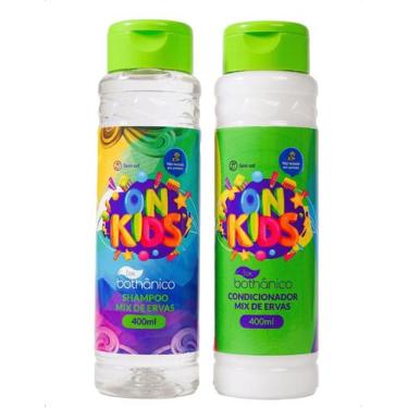 Imagem de Shampoo e Condicionador Infantil Mix de Ervas 400ml Tok Bothanico Sem 