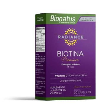 Imagem de Biotina radiance premium 45mcg 30 cápsulas bionatus