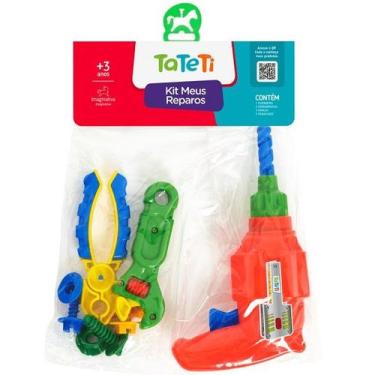 Imagem de Kit Meus Reparos Ferramentas Gerais Calesita 0459 Laranja