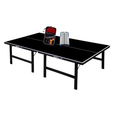 Imagem de Mesa Ping Pong Preta Mdp 15mm 1010 Klopf + Kit 4862 + Rede Retrátil