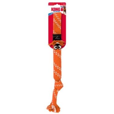 Imagem de Brinquedo Kong Scrubz Rogz Cabo de Guerra para Cães Pequeno - Laranja