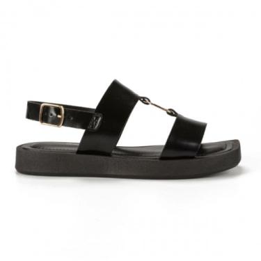 Imagem de Sandália Dakota Preta Flatform De Tiras Z8513, 0003, 37