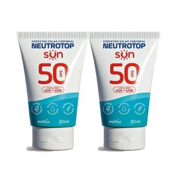 Imagem de Kit 2x Protetor Solar Neutrotop Fps50 Com 120ml - Ecofitus