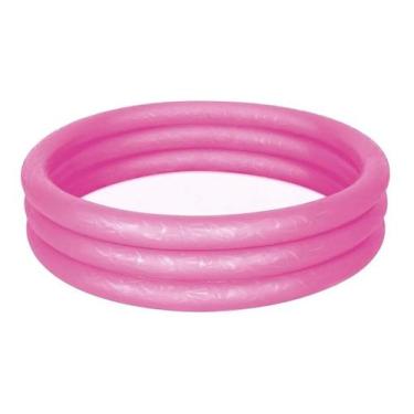 Imagem de Piscina Inflável redonda Mor 001782 de 1.02m x 25cm 130L Rosa