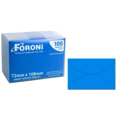 Imagem de Envelope Foroni l 72x108 Azul Roya 80g C/100