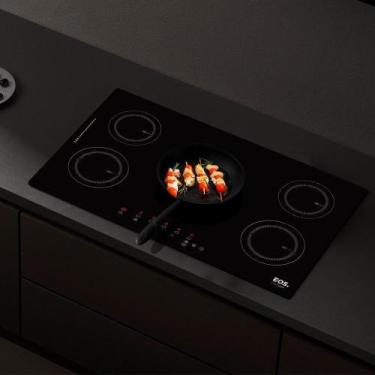 Imagem de Cooktop de Indução EOS ECI05EP 5 Bocas 90cm 9500W 220V Preto Painel To