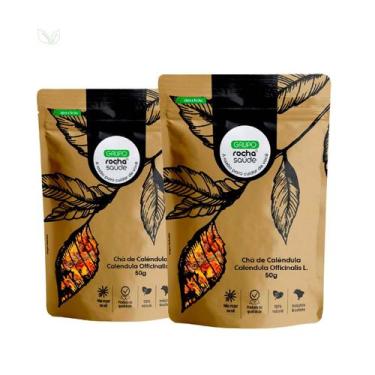 Imagem de Kit 2 pct Chá de Calêndula - Calendula officinalis L. - 50g - Rocha Sa