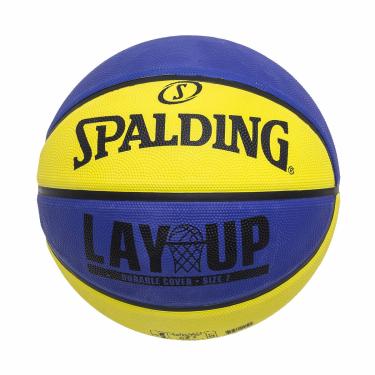 Imagem de Bola de Basquete Spalding Lay-Up, Amarelo e Azul, 7
