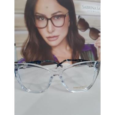 Imagem de Armação De Óculos De Grau Em Acetato Transparente Sabrina Sato Ref: Ss