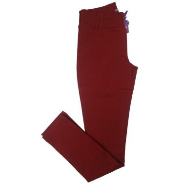 Imagem de Calça Feminina Bengaline Skinny Slim Confortável Social c/ Plus Size PP ao G4