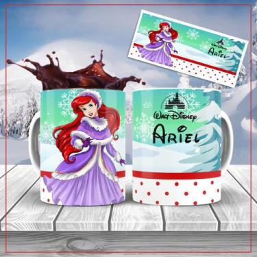 Imagem de Caneca Personalizada Princesas Da Disney Inverno - Lojinha Da Luc