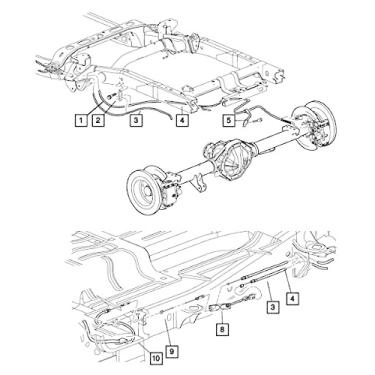 Imagem de Mopar Cabo de freio de estacionamento 52010069AA
