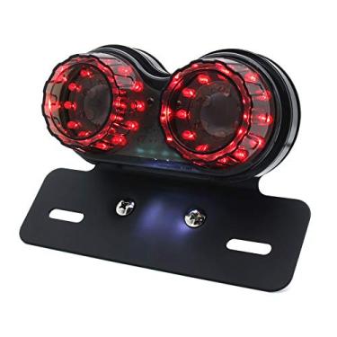 Imagem de MFC PRO Bobber Cafe Racer ATV Chopper Luz traseira LED Integrada Running Sinal Lâmpada de Sinalização Placa de Licença