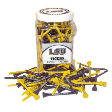 Imagem de Team Golf Camisetas de golfe NCAA LSU Tigers 6,35 cm, pacote com 175, tamanho regulável, de equipe