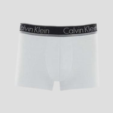 Imagem de Cueca Boxer Calvin Klein Trunk Modal Branco/prata