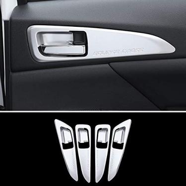 Imagem de JIERS Para Mitsubishi Eclipse Cross 2018 2019, maçaneta interior do carro, tampa da tigela, guarnição da moldura do bisel, moldura de moldura