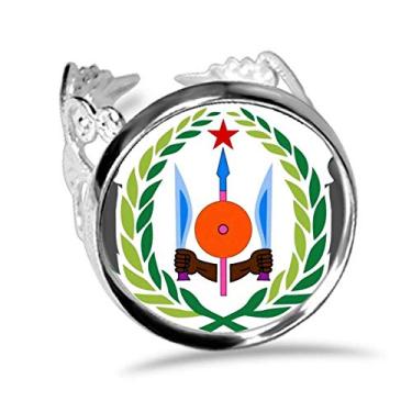 Imagem de DIYthinker Anel de noivado ajustável com símbolo do país Djibouti National Emblem