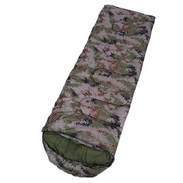 Imagem de GQYYS Saco de Dormir para Adultos, Envelope Compacto Sacos de Dormir para Ambientes Externos com Saco de Compressão, para Adultos e Crianças - Interior e ao Ar Livre, Acampamento, Mochilão, Caminhada - 1,9 kg _ Super Camuflagem Digital