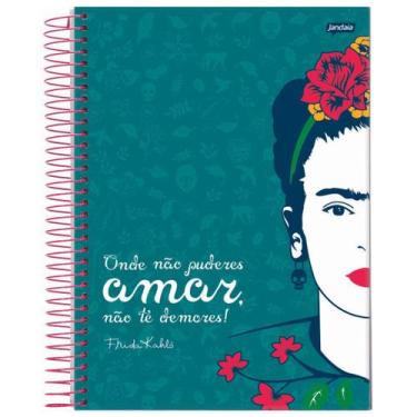 Imagem de Caderno Colegial Frida Kahlo 10 Matérias Jandaia