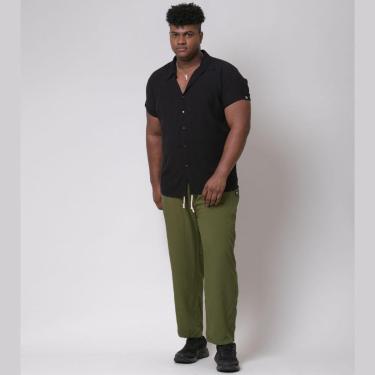 Imagem de Calça Viscolinho Pantacourt Santo Luxo Man Verde Musgo - 40-Masculino