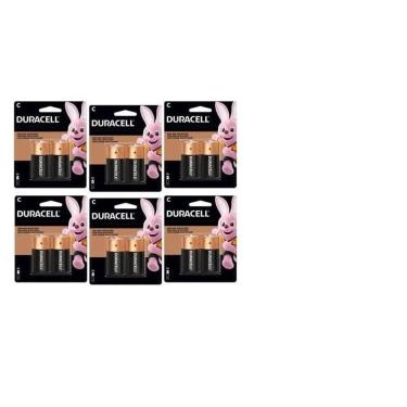Imagem de Kit 24 Pilhas Média C Duracell Lr14 Alcalina Longa Duração