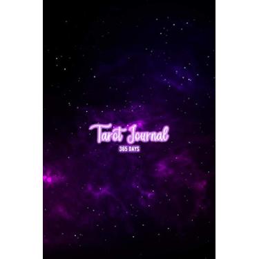 Imagem de Tarot Journal 365 Days: Daily Tarot readers journal for modern witches and psychics | Everyday tarot journaling diary and workbook | One card draw
