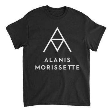 Imagem de Camiseta Alanis Moissette Music Cantora 100% Algodão - Jmv Personaliza