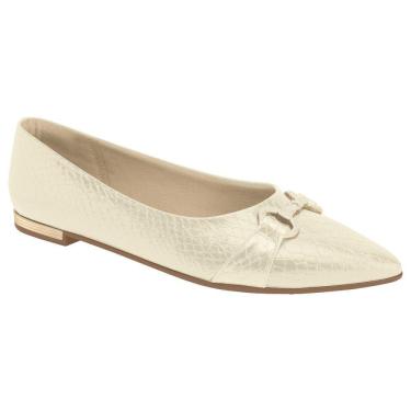 Imagem de Sapatilha Bico Fino Piccadilly 274094 Feminino - Off White