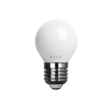 Imagem de Lâmpada Led Bolinha G45 Leitosa E27 5W 2700K Luz Quente Bivolt Decoração